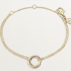Cartier Trinity Bracelet on Chain(Rose Gold)